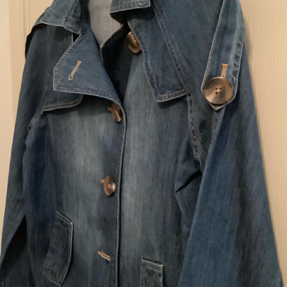 CHARLIE B cotton blend Denim Jean Jacket